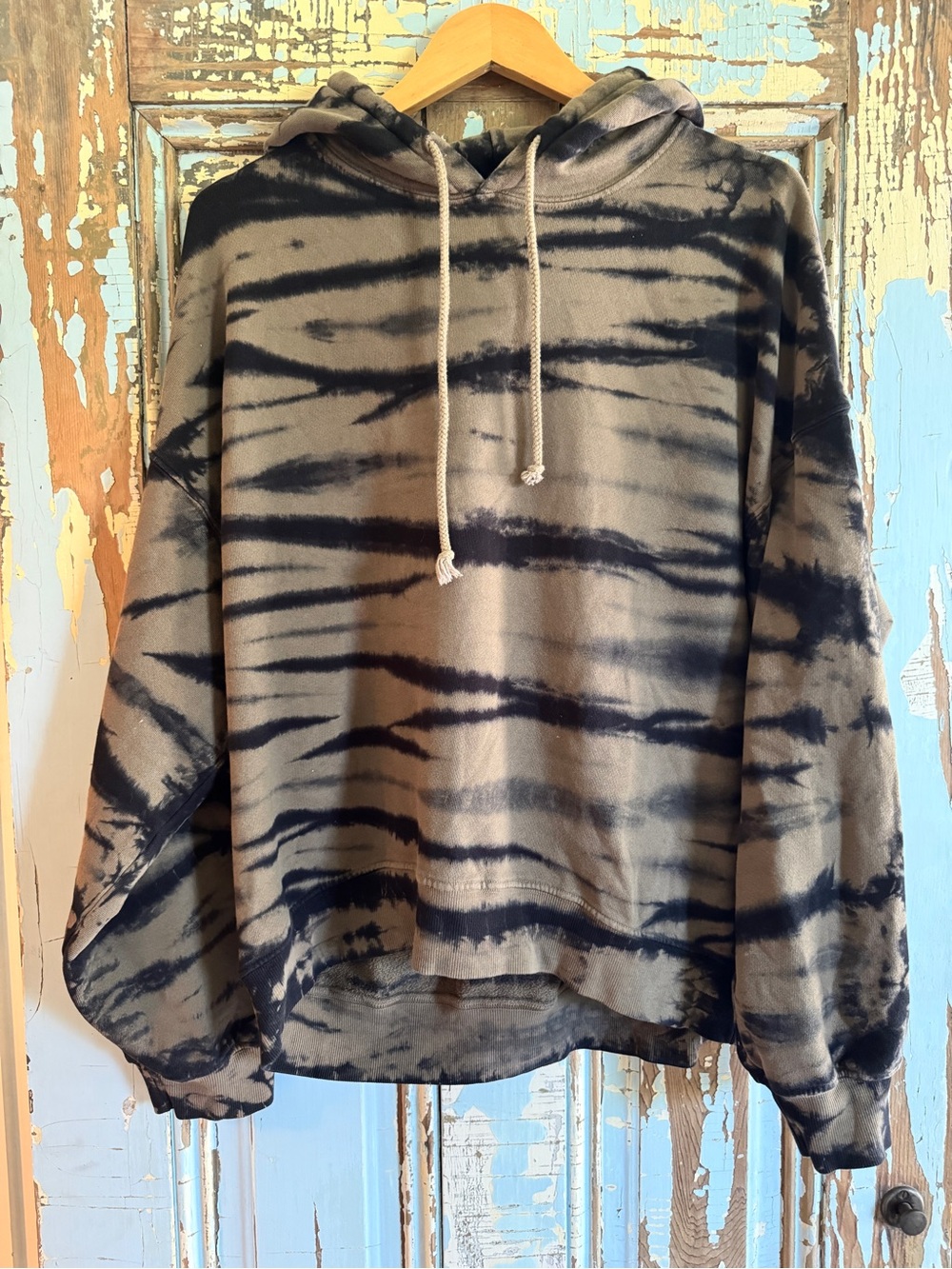 Daydreamer LA Oversized Women’s Crewneck Tie-Dye Hoodie Size M